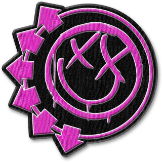 Blink-182 - Pink Neon Six Arrows Patch