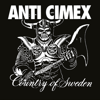 Anti Cimex - Absolut Country Of Sweden white with red splatter LP