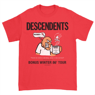 Descendents - Bonus Winter Tour 86 T-Shirt red S