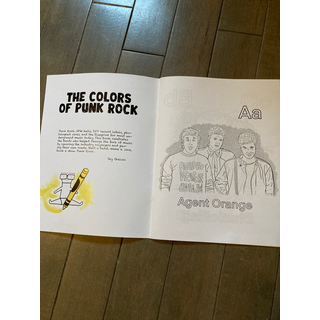 Briteside - The Colors Of Punk Rock Coloring Book 