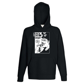 Black Flag - Police Story Hooded Sweater black  XL