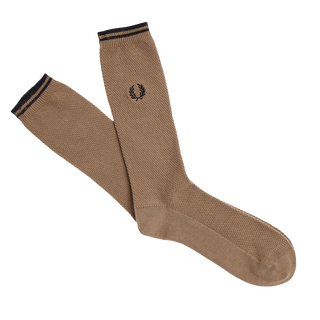Fred Perry - Tipped Socks C7170 shaded stone/black R44 6-8