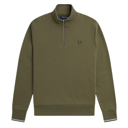 Fred Perry - Half Zip Sweatshirt M3574 uniform green Q55 M