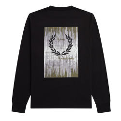 Fred Perry - Graphic Soundwave Long Sleeve T-Shirt M5594...