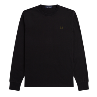 Fred Perry - Graphic Soundwave Long Sleeve T-Shirt M5594 black 102 XL