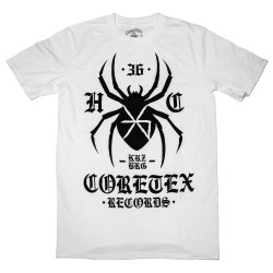 Coretex - Hardcore Spider T-Shirt white