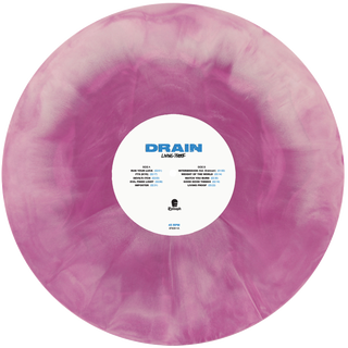 Drain - Living Proof ltd white & purple galaxy LP