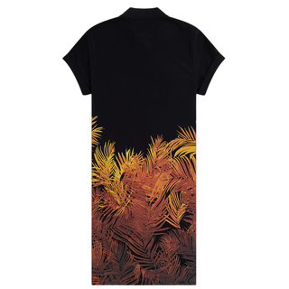 Fred Perry - Amy Palm Print Pique Dress SD5104 black 102