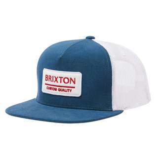Brixton - Palmer Proper MP Trucker Hat Pacific Blue/White