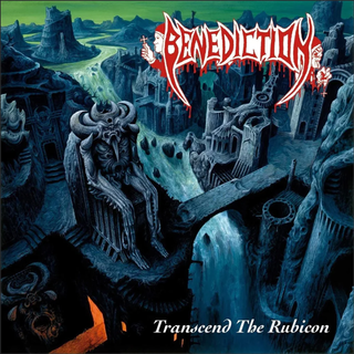 Benediction - Transcend The Rubicon grey red splatter LP