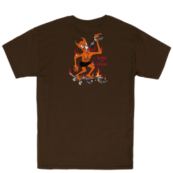 Thrasher - Burn It Down T-Shirt dark chocolate