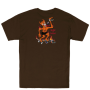 Thrasher - Burn It Down T-Shirt dark chocolate