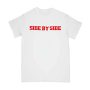 Side By Side - Side By Side By Side T-Shirt white