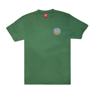 Santa Cruz - SB Logo Chrome T-Shirt leaf green