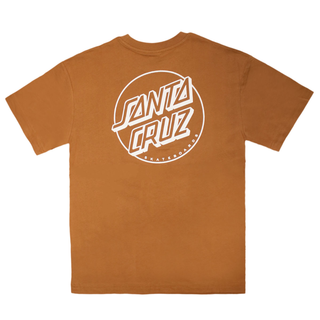 Santa Cruz - Opus Dot Stripe AG T-Shirt butterscotch