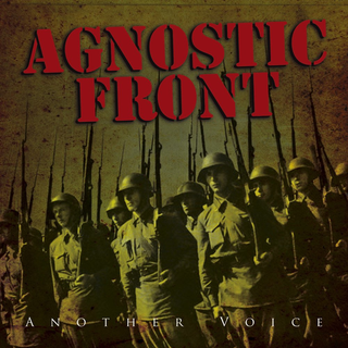 Agnostic Front - Another Voice clear with olive green red splatters LP