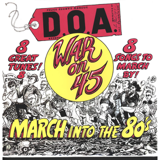 D.O.A. - War On 45 ltd red LP