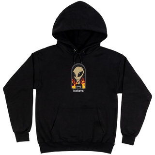 Thrasher X Alien Workshop - Believe black Hooded Sweater M