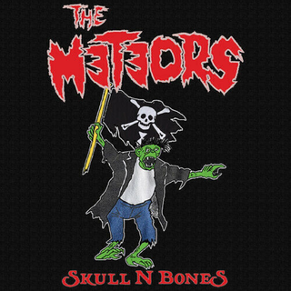 The Meteors - Skull N Bones red LP