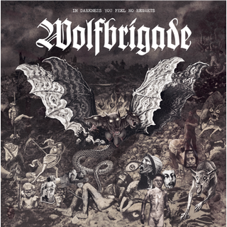 Wolfbrigade - In Darkness You Feel No Regrets ltd clear & black marble LP