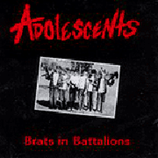 Adolescents - brats in battalions red LP