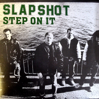 Slapshot - Step On It white LP