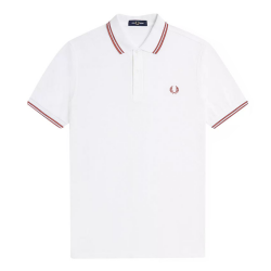 Fred Perry - Twin Tipped Girl Polo Shirt G3600 snow white...