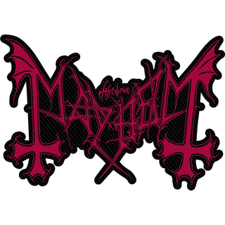 Mayhem - Logo Cut Out Patch