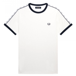 Fred Perry - Taped Ringer T-Shirt M4620 snow white 129