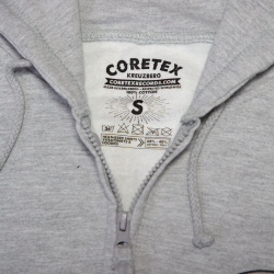 Coretex - Bear Zip-Hooded Sweatshirt grey/black