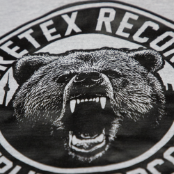 Coretex - Bear Zip-Hooded Sweatshirt grey/black