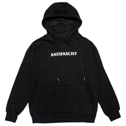 Coretex - Antifascist Front Balaclava Hoodie black/white