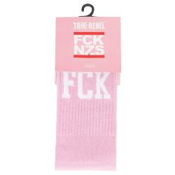 FCK NZS - Logo Socks pink