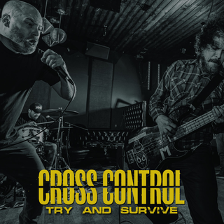 Cross Control - Try And Survive ltd clear and silver swirl LP