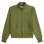 Fred Perry - Amy Printed Lining Zip-Through Jacket SJ5150 parka green Q50