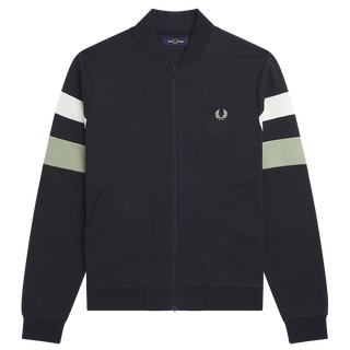 Fred Perry - Tipped Sleeve Track Jacket J5564 navy 608