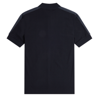 Fred Perry - Bomber Neck Half Zip Polo Shirt M5714 navy 608