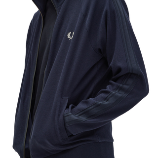 Fred Perry - Knitted Taped Track Jacket J5550 navy 608 XXL