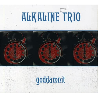 Alkaline Trio - Goddamnit clear magenta color-in-color LP