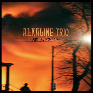 Alkaline Trio - Maybe Ill Catch Fire orange with red splatter LP
