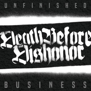 Death Before Dishonor - unfinished business CORETEX EXCLUSIVE gold LP (DAMAGED)