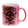 Coretex - Punx Logo Ceramic Mug pink metallic