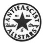 Antifascist Allstars - Logo Schwarz/Weiss