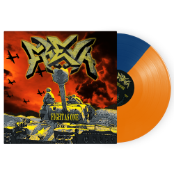 Freya - Fight As One half solid blue half solid orange LP