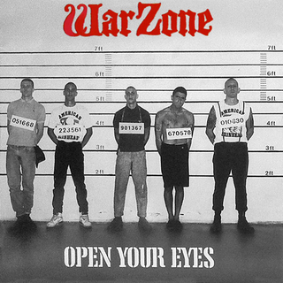 Warzone - Open Your Eyes  translucent yellow LP