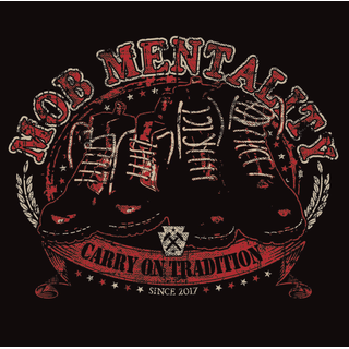 Mob Mentality - Carry On Tradition transparent red with yellow splashes LP