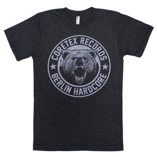 Coretex - Bear T-Shirt heather black/light grey
