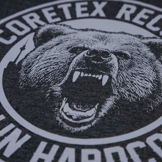Coretex - Bear T-Shirt heather black/light grey