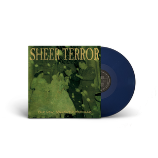 Sheer Terror - Old, New, Borrowed And Blue opaque blue LP (DAMAGED) 