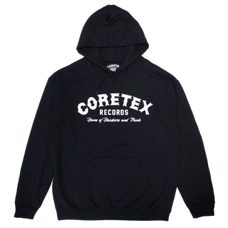 Coretex - Records / Kreuzberg 36 Hooded Sweatshirt black/white